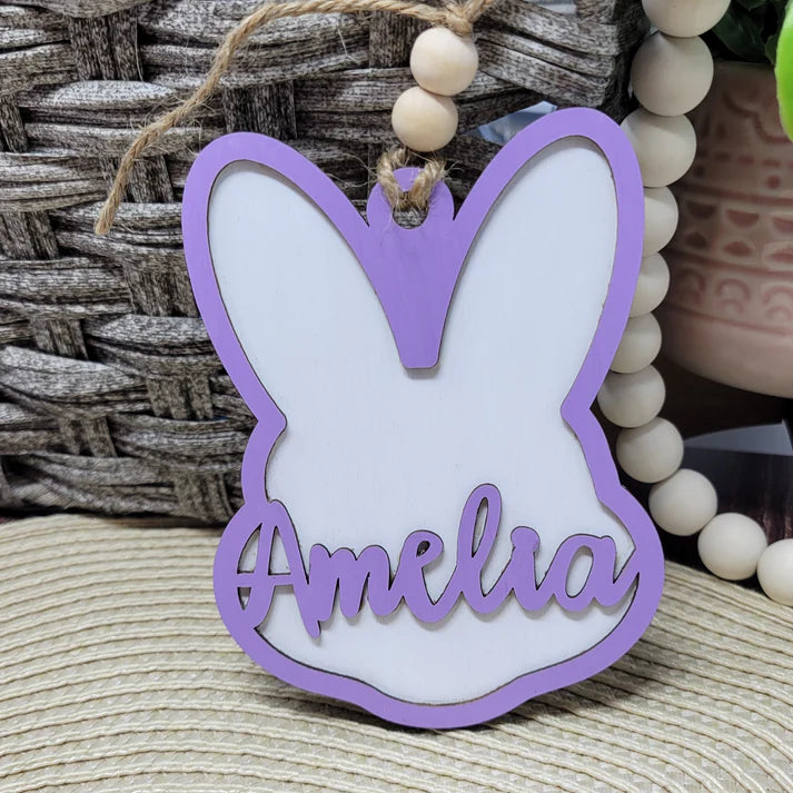 Easter Egg DIY Paint Kit + Easter Bag Tag BUNDLE - Add your Own Name