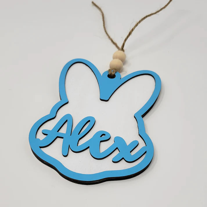 Easter Egg DIY Paint Kit + Easter Bag Tag BUNDLE - Add your Own Name