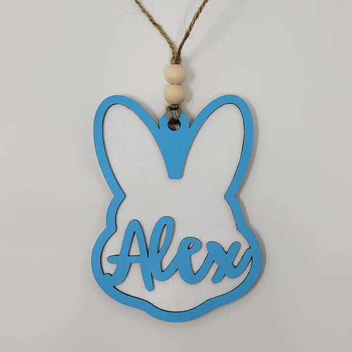 Easter Egg DIY Paint Kit + Easter Bag Tag BUNDLE - Add your Own Name
