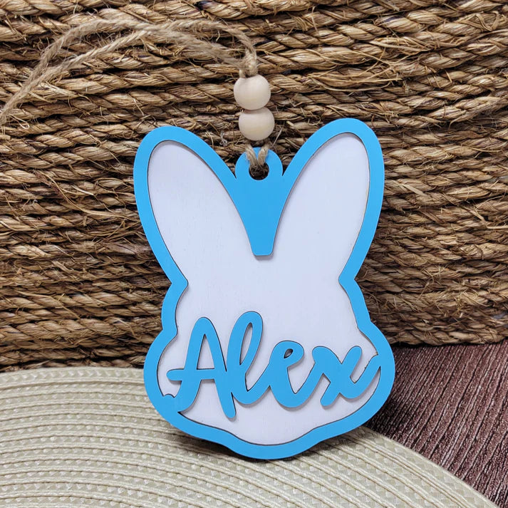 Easter Egg DIY Paint Kit + Easter Bag Tag BUNDLE - Add your Own Name