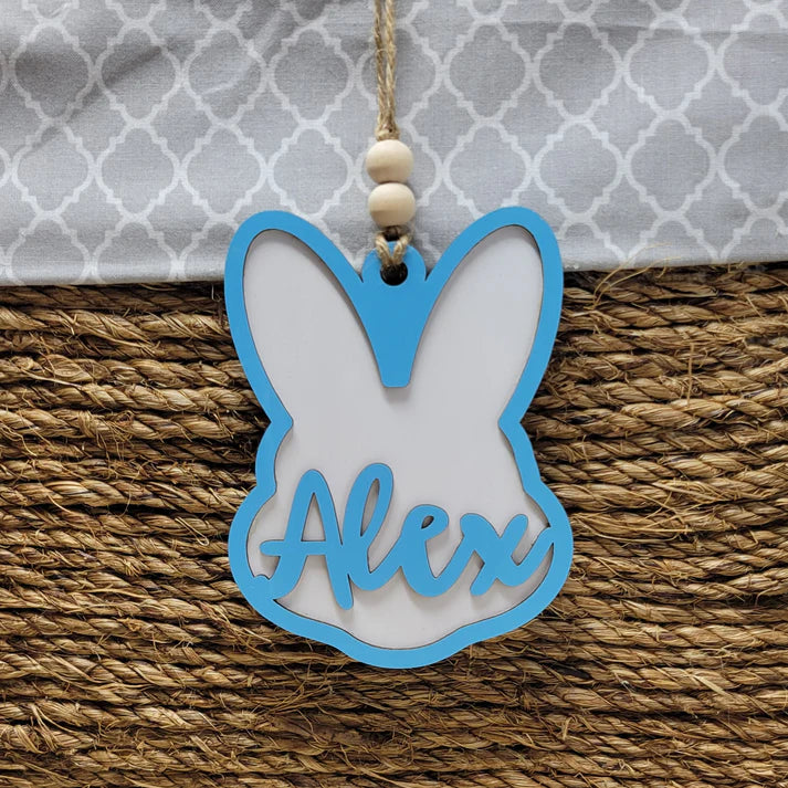 Easter Egg DIY Paint Kit + Easter Bag Tag BUNDLE - Add your Own Name