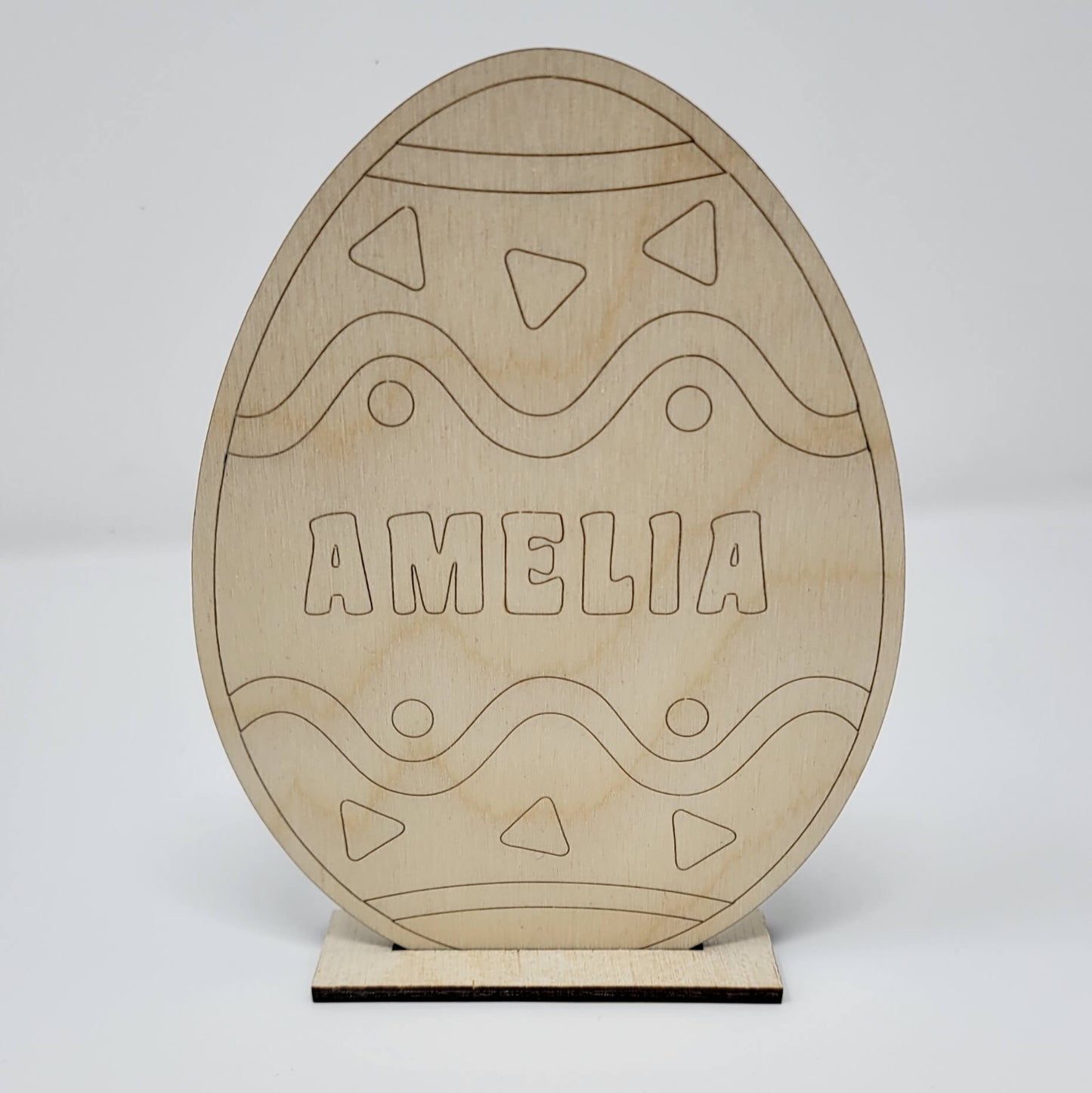 Easter Egg DIY Paint Kit with Name in Stand