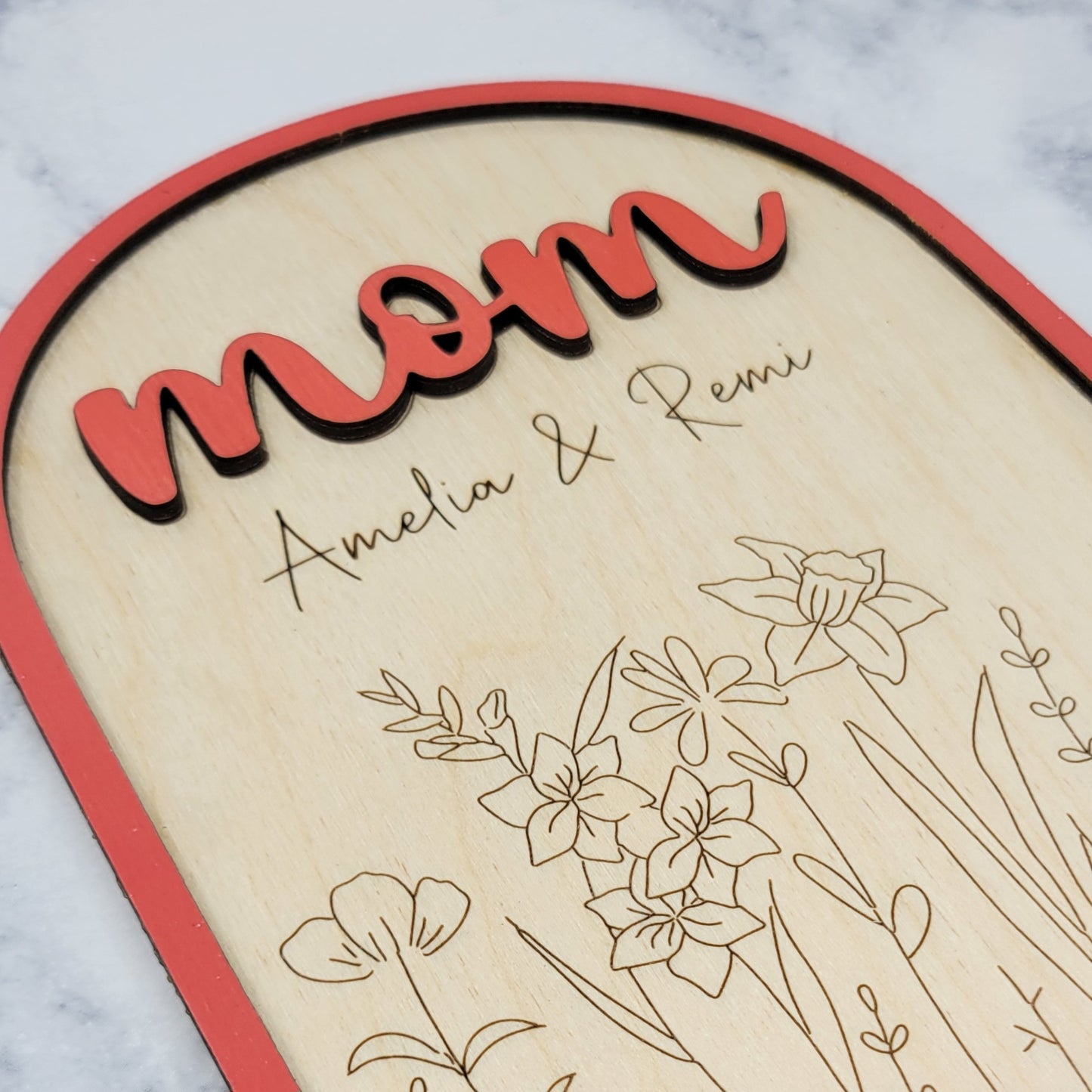 Mom Arch Sign - Add Kids Names