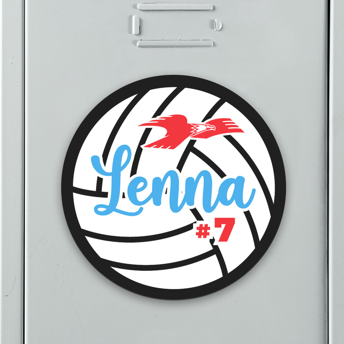 Lima Volleyball Magnets with Name and Number