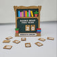 book shelf sign that says books read this year with interchangeable numbers