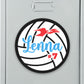 Lima Volleyball Magnets with Name and Number