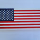 white wooden handmade carved flag sign