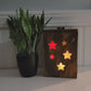 Kona Wood Stars Light Box with Tea Light